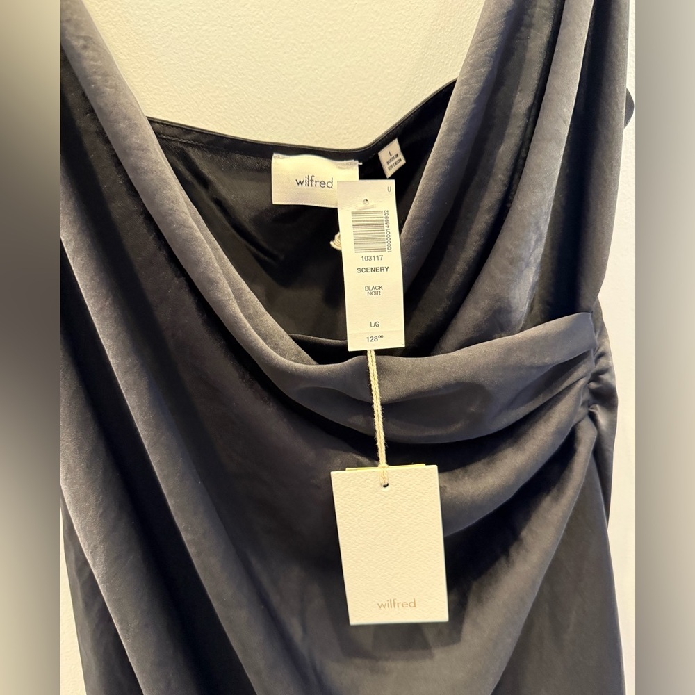 Wilfred Black Scenery Slip Dress - Picture 4 of 7